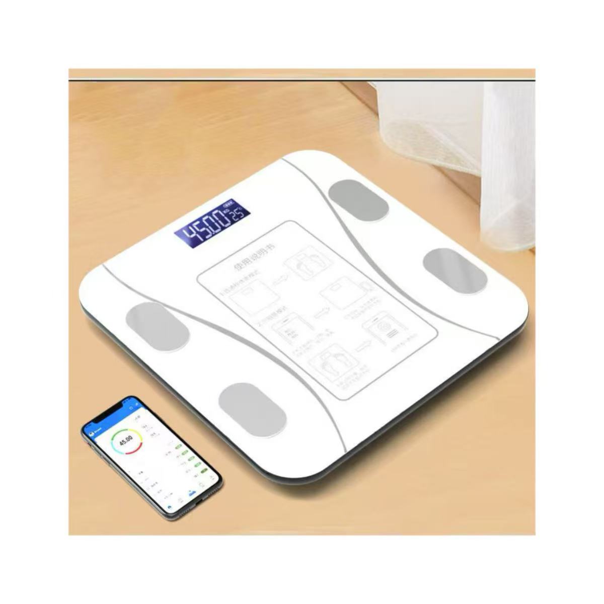 Digital Body Weight Scale - Vücut Yağ Ölçer Akıllı Kablosuz Dijital