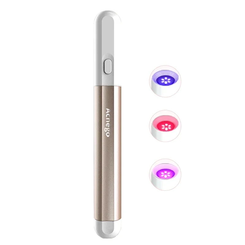 Acne Light Therapy Pen - 2026/Portle LED Işık Terapi Kalemi Mavi